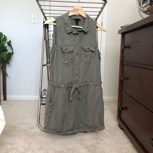 Universal Thread Olive Green Short Romper